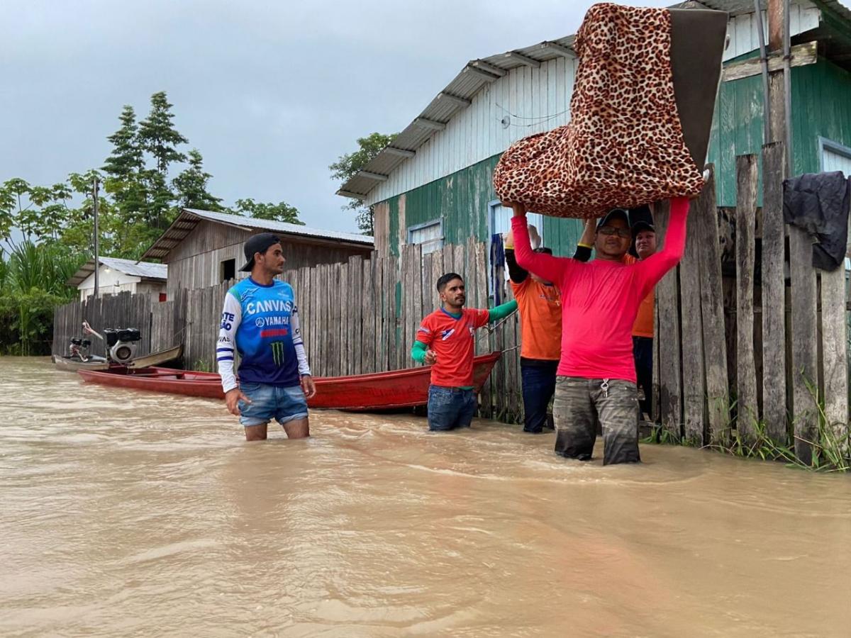 Governo do Estado monitora chuvas e nível dos rios no Amazonas