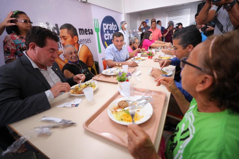 Governador Wilson Lima inaugura restaurante popular no bairro Alvorada, em Manaus
