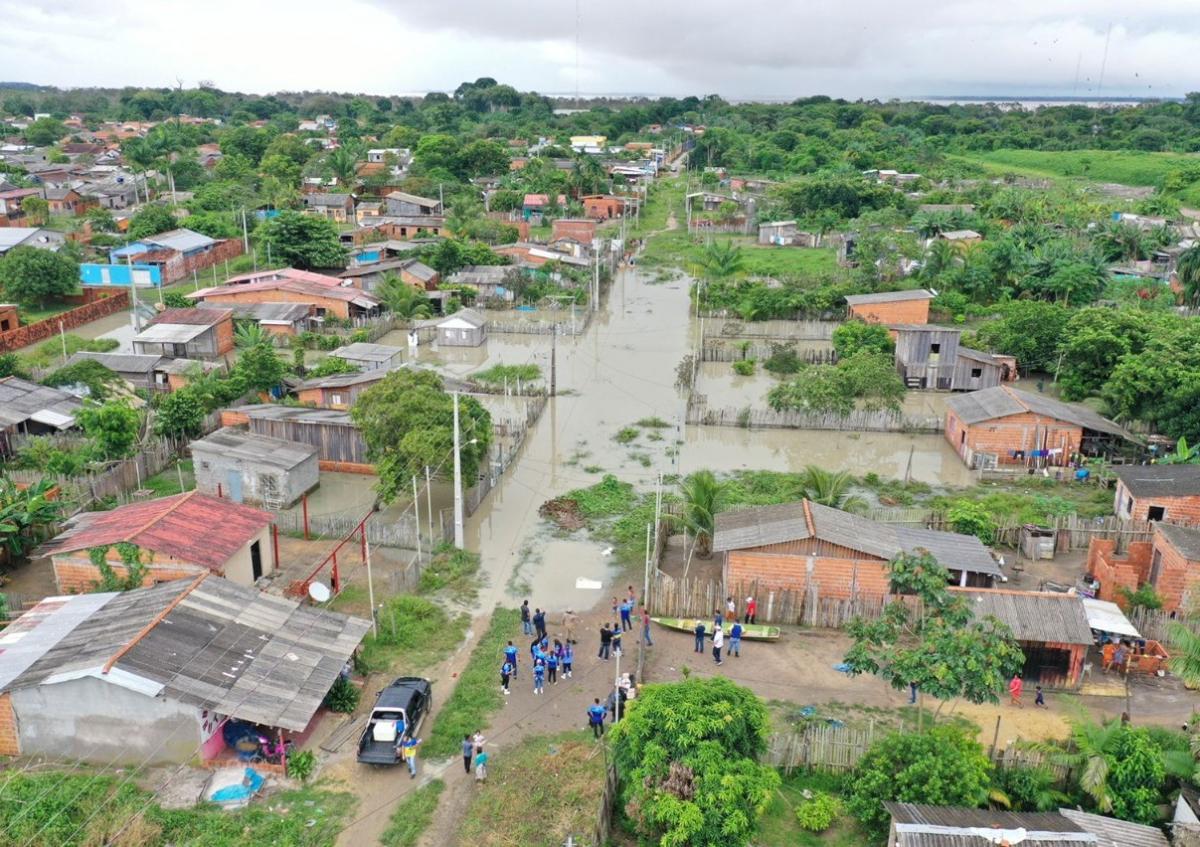 Devido a alagamentos, Prefeitura de Parintins declara situação de emergência