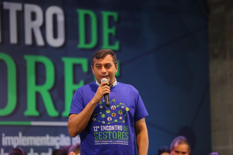 Em Encontro de Gestores, Wilson Lima destaca avanços na educação do Amazonas