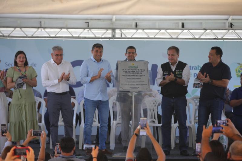 Governador Wilson Lima entrega o Caic+ Especialidades do bairro Novo Israel, na zona norte de Manaus