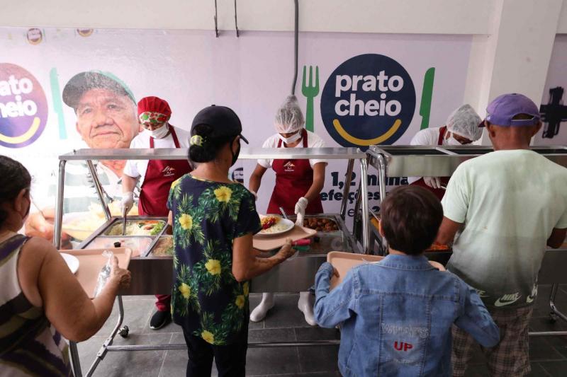 Mais de 460 mil refeições foram servidas no restaurante popular Prato Cheio
