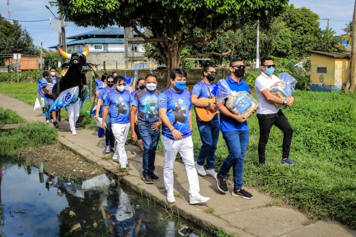 Famílias de áreas alagadas de Parintins receberão ação social do Boi Caprichoso