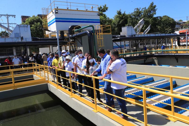 Wilson Lima destaca aumento de 76,5% na cobertura de esgoto em Manaus, com investimentos do Prosamin+