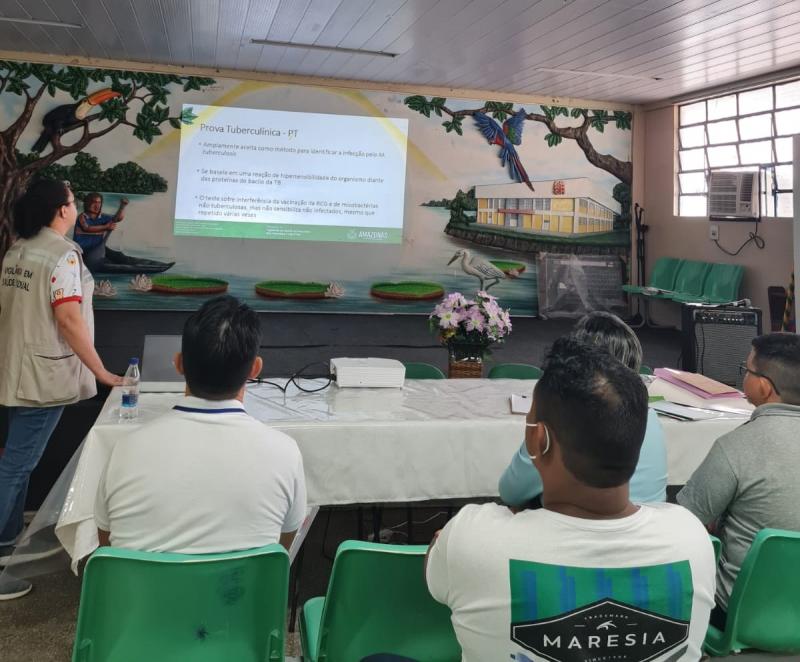 Saúde realiza visita técnica para monitorar ações de controle da tuberculose em Parintins