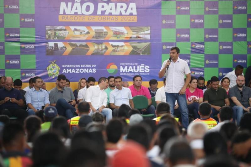 Em Maués, Wilson Lima anuncia mais de R$ 22 milhões em obras de infraestrutura e ampliação do ProsaiMaués