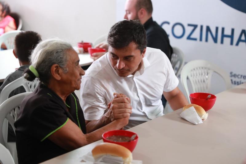 Governador Wilson Lima inaugura 11ª unidade do Prato Cheio no interior do estado, em Borba