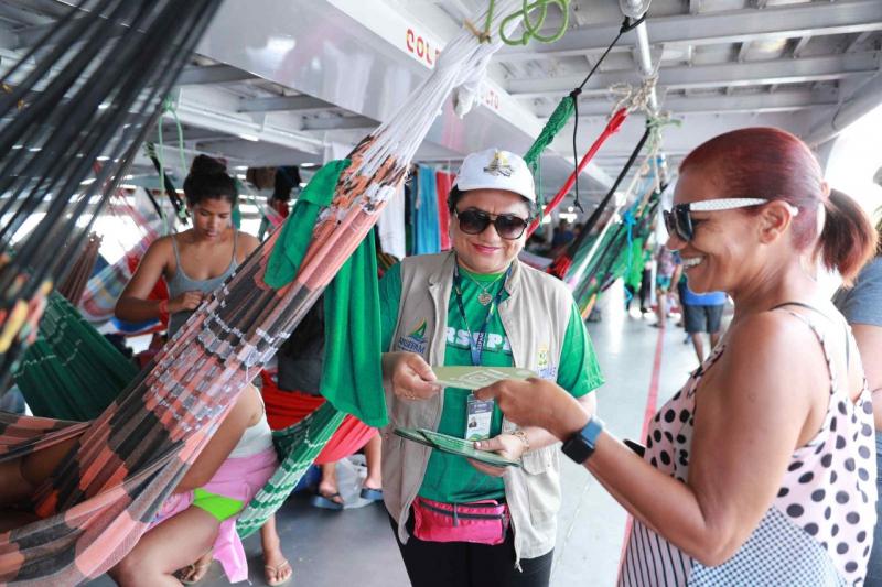 Agência Reguladora do Amazonas realiza a operação Parintins Para Todos na Ilha Tupinambarana