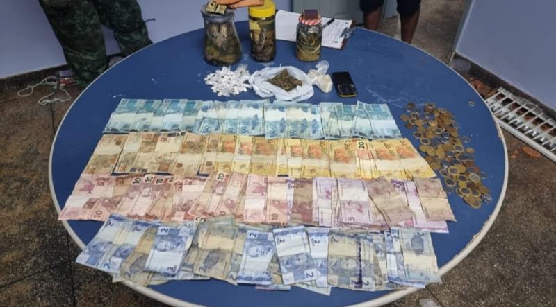 Em Parintins, Polícia Militar apreende menor de idade e prende homem acusados de tráfico de drogas e crime ambiental 