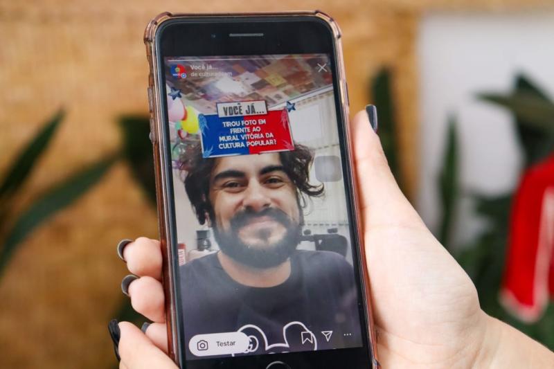 Filtros do Festival Folclórico de Parintins nas redes sociais já alcançaram mais de 25 mil pessoas