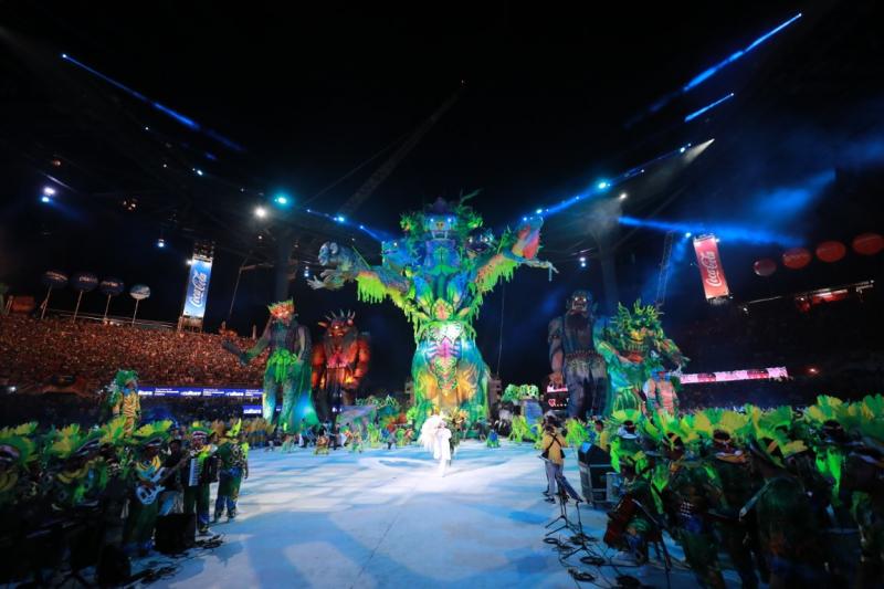 Caprichoso encerra primeira noite do 55º Festival de Parintins com espetáculo pela preservação