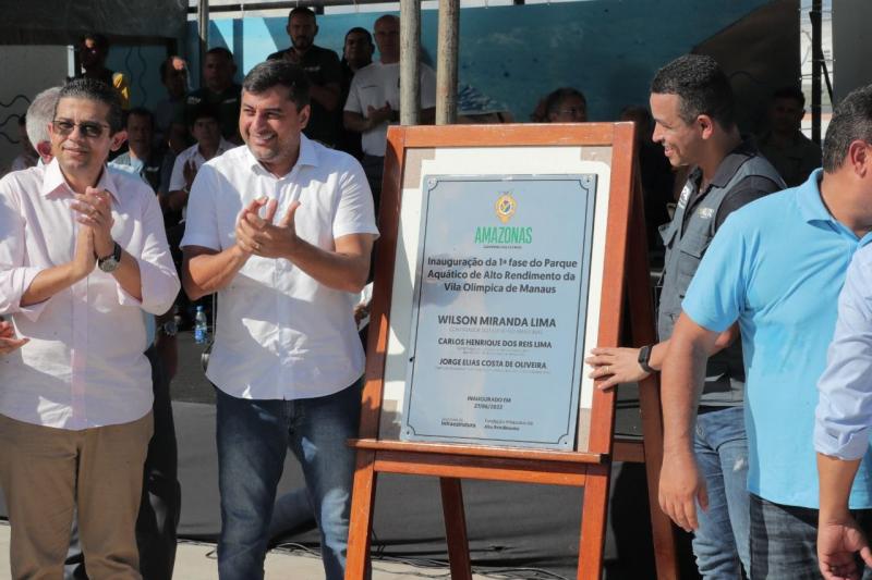 Governador entrega primeira fase do Parque Aquático de Alto Rendimento da Vila Olímpica de Manaus