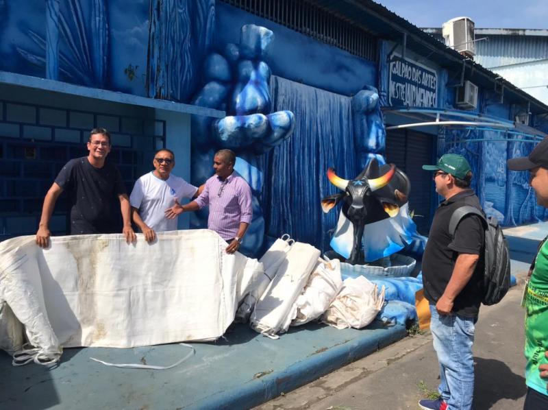 Parceria viabiliza reciclagem de isopor nos Bois de Parintins que saem do discurso para a prática de defesa ambiental 
