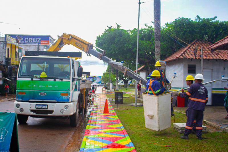 Autazes estará com iluminação de LED, na Festa do Leite, nesta quinta-feira