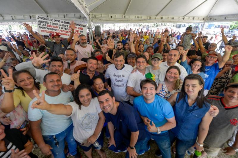 Ao lado do governador Wilson Lima, Jander Lobato se reúne com agricultores do ramal do Brasileirinho