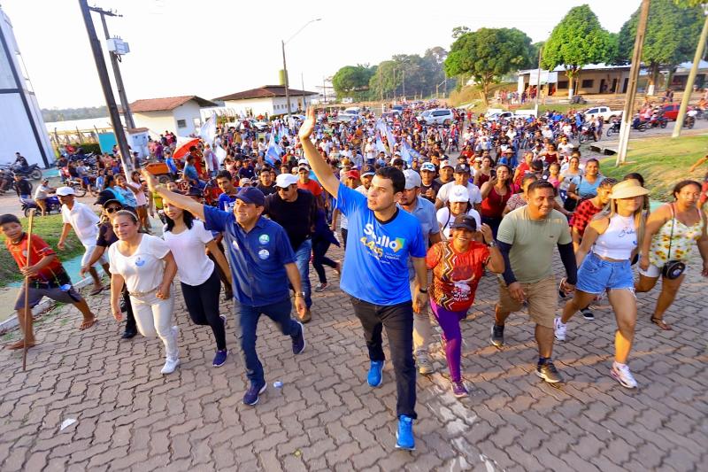 ´Independente de número de eleitores, meu compromisso é com todo Estado', ressalta Saullo Vianna em visita ao Baixo e Médio Amazonas