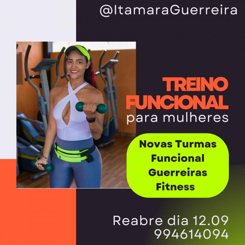 Funcional Guerreiras Fitness reabre nesta segunda-feira (12) com novidades