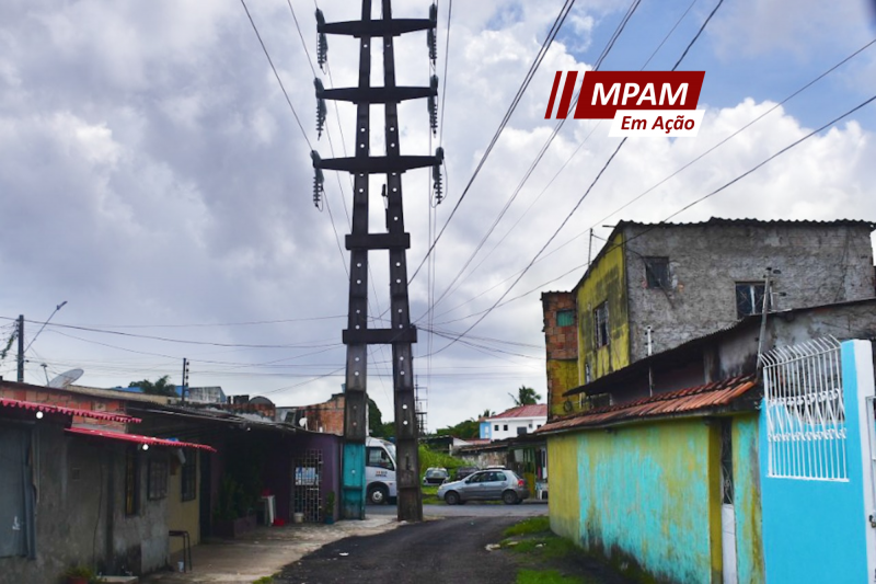 MPAM ajuíza ACP para retirada de linhas de alta tensão que passam sobre áreas habitadas de Manaus