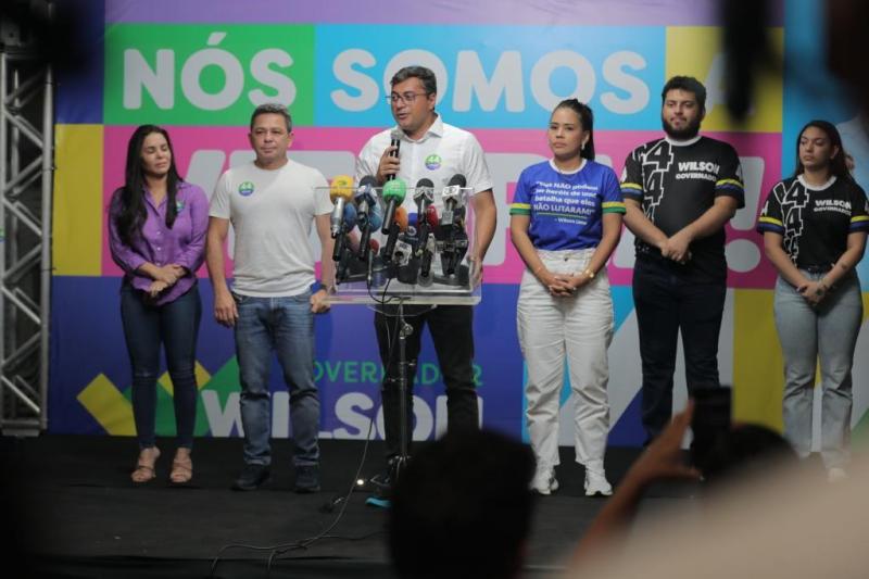 Wilson diz que, a força do povo foi decisiva na vitória no 1º turno com mais de 42% dos votos