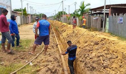 Prefeitura e SAAE realizam trabalho para ativação do bombeamento do bairro Pascoal Alaggio