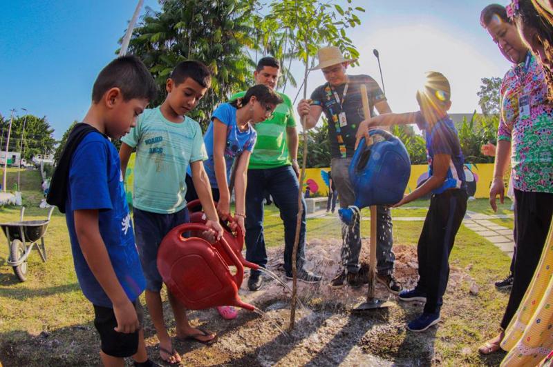 Educação ambiental começa na infância