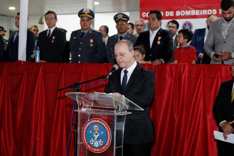Corpo de Bombeiros celebra 146 anos da corporação e 24 anos de emancipação com entrega da medalha Dom Pedro II