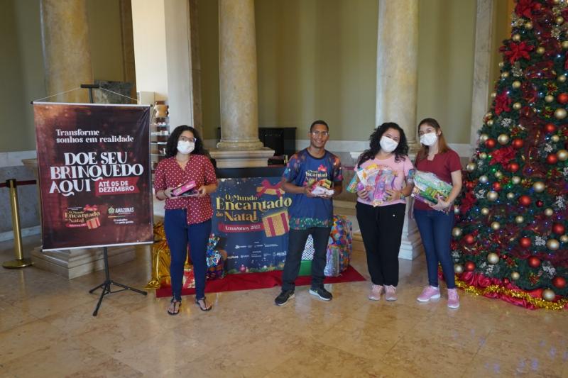 Campanha arrecada brinquedos para crianças de Manaus e do interior do estado