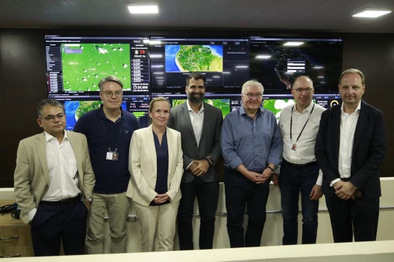 Presidente da Alemanha conhece Sistema Estadual do Meio Ambiente durante visita ao Amazonas