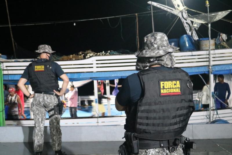 Atuação de agentes da Força Nacional na Base Fluvial Arpão irá continuar em 2023