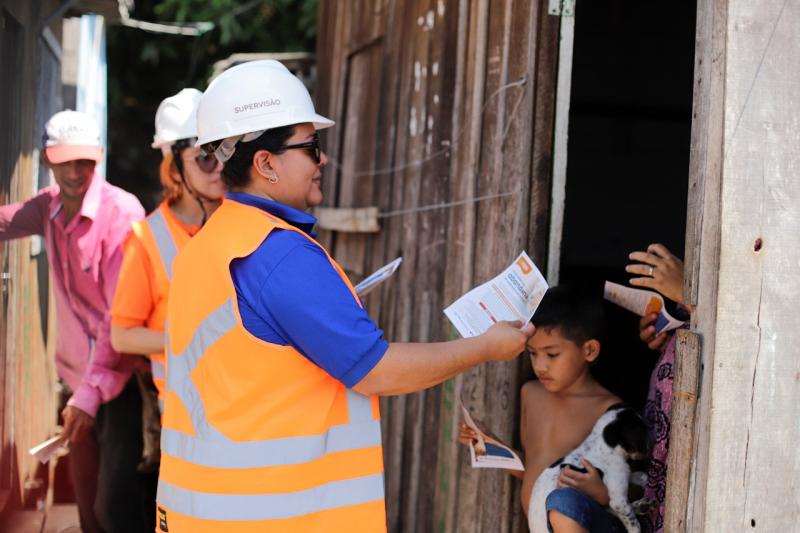 UGPE realiza ação de sensibilização contra maus-tratos e abandono de animais na Comunidade da Sharp