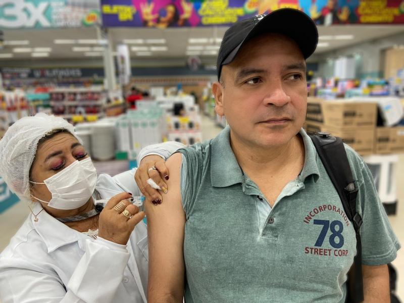 Vacine já: nova ação da campanha de vacinação contra a Covid-19 chega a shoppings centers de Manaus 