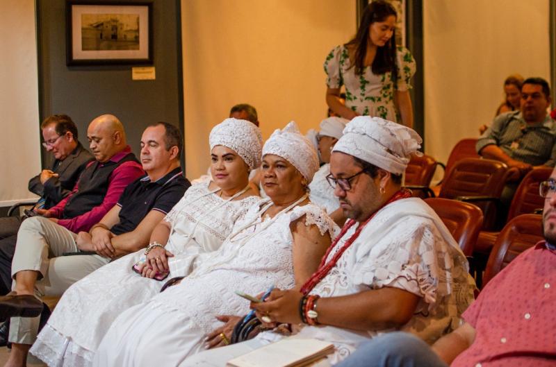 Sejusc realiza 1ª roda de conversa sobre intolerância religiosa com líderes do Estado