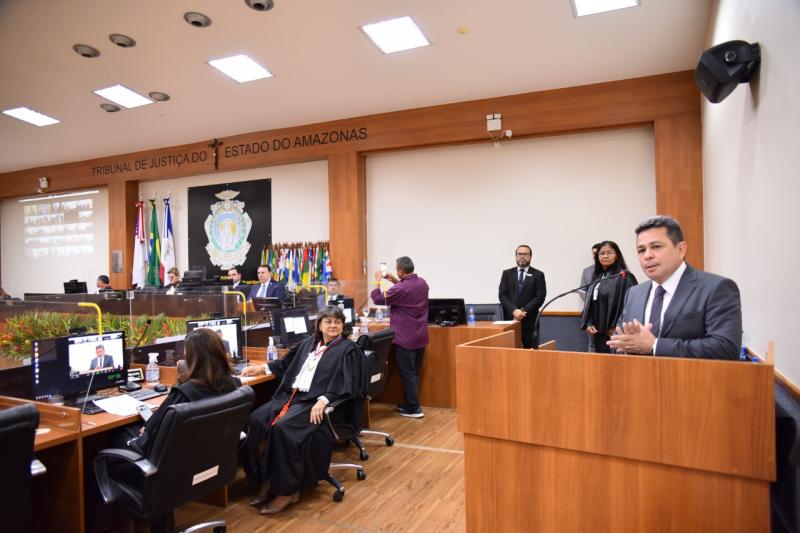 Representando o governador Wilson Lima, vice-governador Tadeu de Souza participa da abertura das atividades do TJAM Representando o governador Wilson Lima, vice-governador Tadeu de Souza participa da abertura das atividades do TJAM