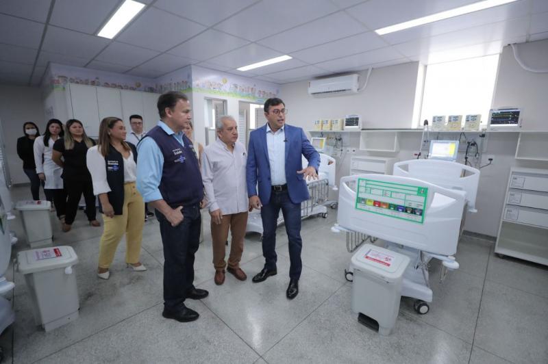 Wilson Lima entrega novos leitos de UTI ao Hospital Infantil Dr. Fajardo Wilson Lima entrega novos leitos de UTI ao Hospital Infantil Dr. Fajardo