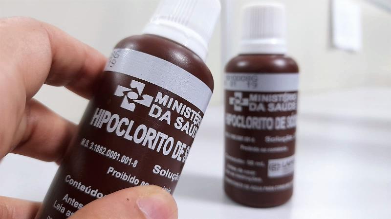 Vigilância da água distribuiu mais de 3,8 milhões de frascos de hipoclorito para prevenir doenças