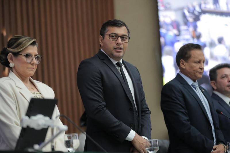Em posse de deputados, governador Wilson Lima destaca trabalho com a Assembleia para avançar em pautas sociais e geração de emprego e renda Em posse de deputados, governador Wilson Lima destaca trabalho com a Assembleia para avançar em pautas sociais e geração de emprego e renda