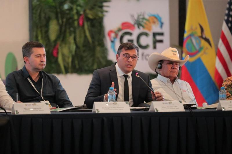 Wilson Lima destaca troca de experiências entre membros do GCF para levar desenvolvimento a quem vive na floresta Wilson Lima destaca troca de experiências entre membros do GCF para levar desenvolvimento a quem vive na floresta