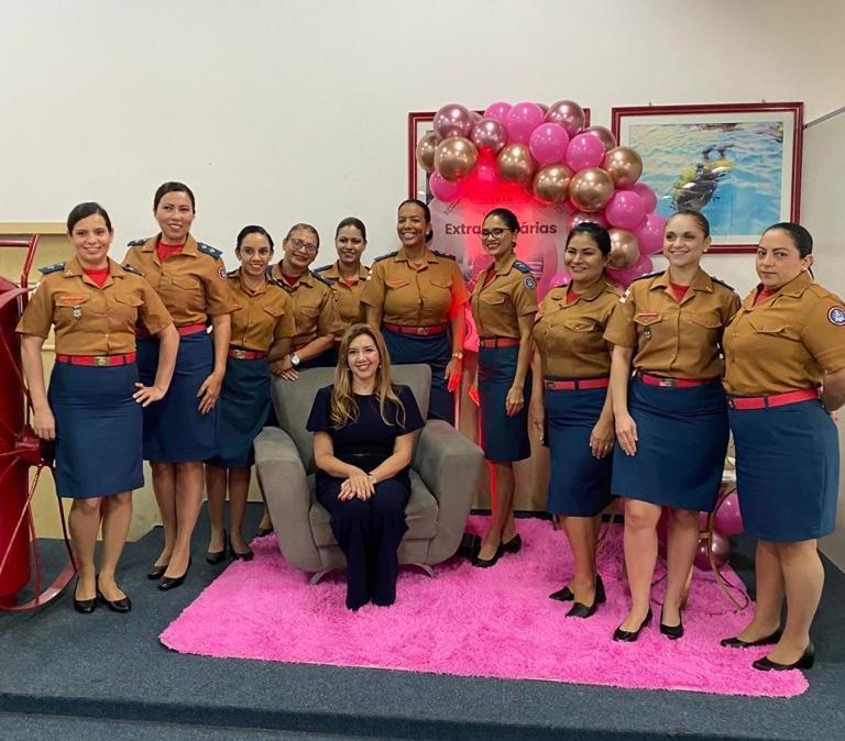 Corpo de Bombeiros homenageia servidoras em evento no CBMAM