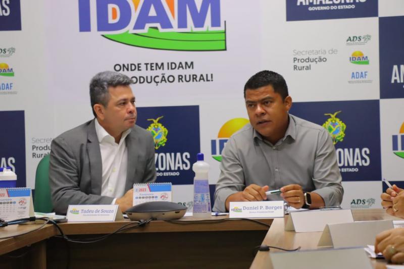 Vice-governador Tadeu de Souza destaca fortalecimento do setor primário em visita à Adaf, ADS e Idam