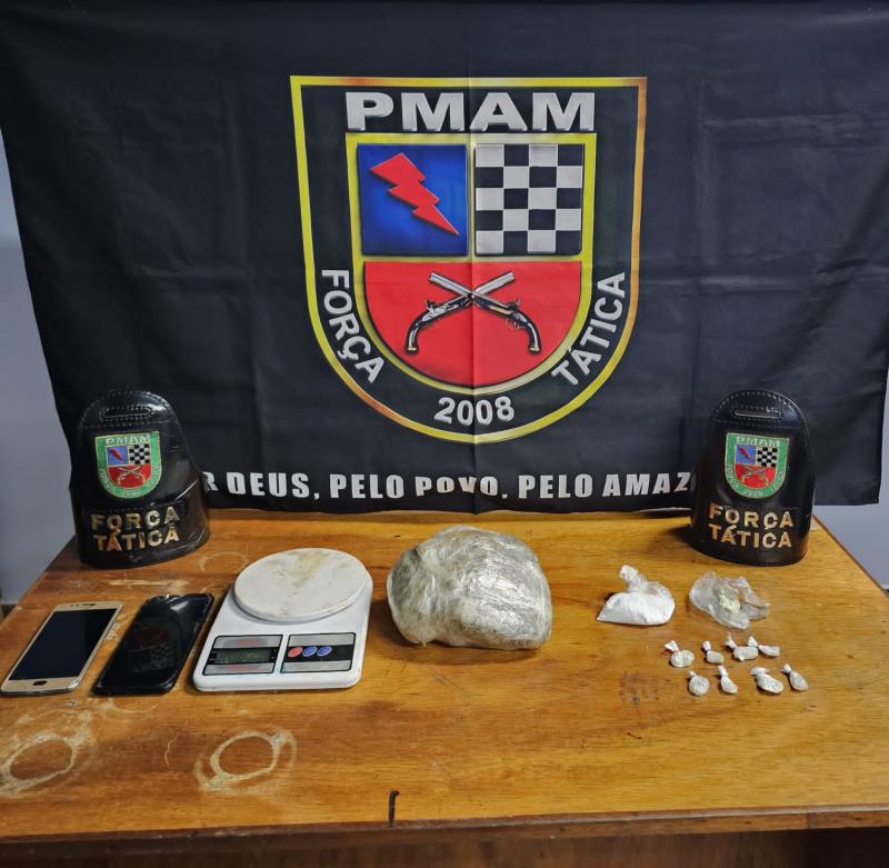 Em Parintins, Polícia Militar prende homem em posse de entorpecentes