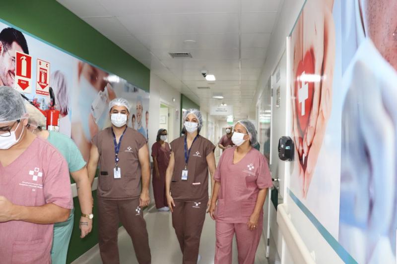 Hospital Delphina Aziz recebe visita de representantes da Secretaria de Saúde de Sergipe