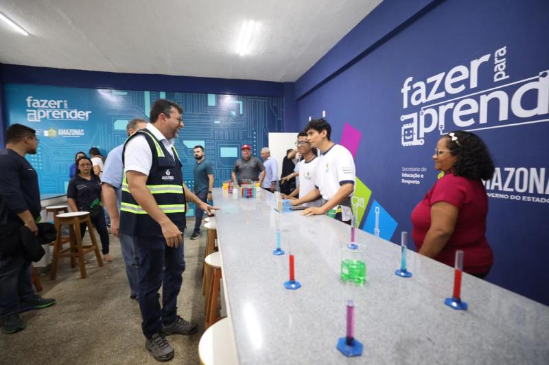 Em Fonte Boa, governador Wilson Lima inaugura 13º Ceti da sua gestão