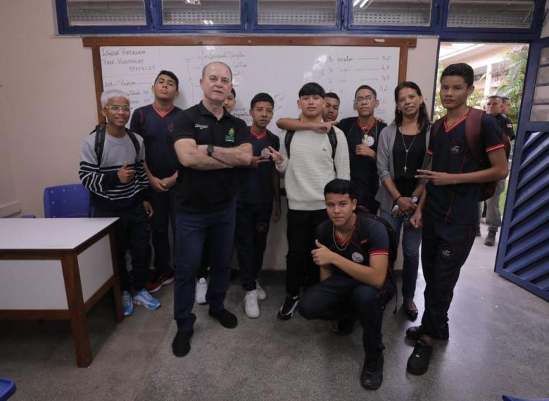 SSP-AM visita unidades de ensino em fortalecimento ao dia D de Cultura de paz nas escolas