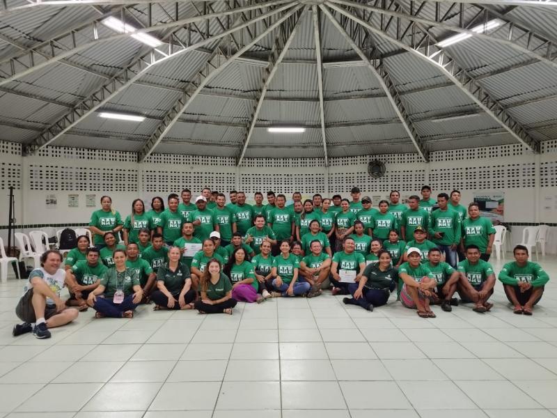 Sema forma 59 novos Agentes Ambientais Voluntários para monitorar acordos de pesca no Rio Negro