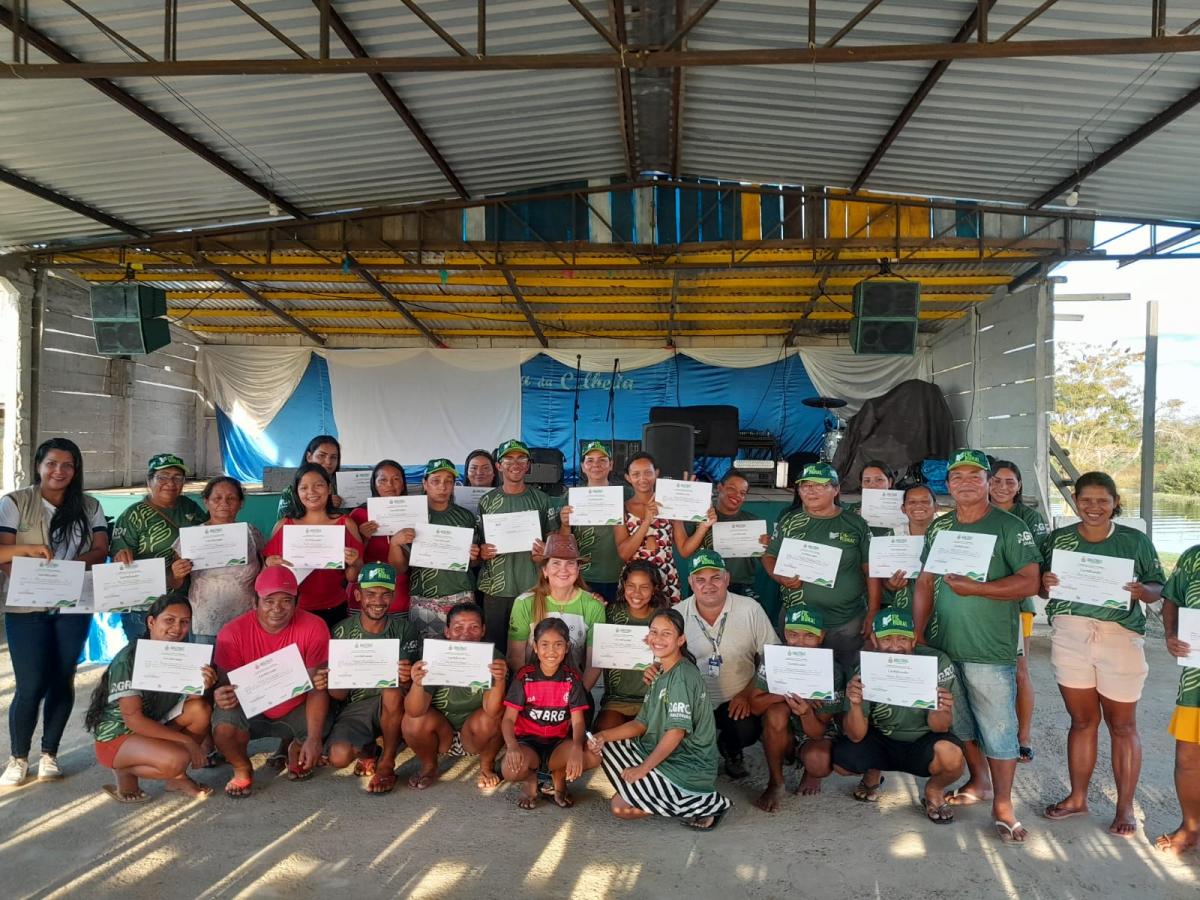 Sepror promove cursos para produtores da zona rural de Manacapuru