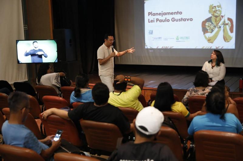 Representantes dos povos indígenas participam da reunião setorial da Lei Paulo Gustavo, nesta sexta-feira (05/05) 