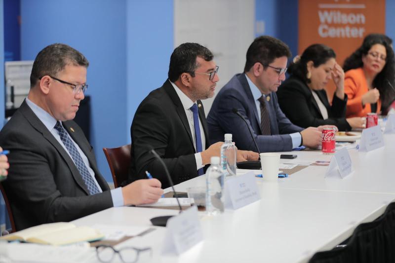 Em encontros nos EUA, Wilson Lima defende avanços econômicos com redução de impactos ambientais