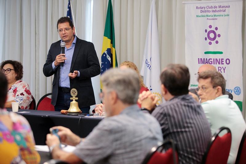 Ações sociais e ambientais do Prosamin+ são destaque em evento do Rotary