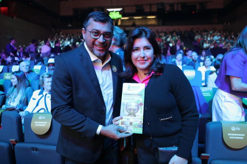 Em SP, Wilson Lima apresenta política de segurança alimentar do Amazonas em lançamento do Pacto Contra a Fome