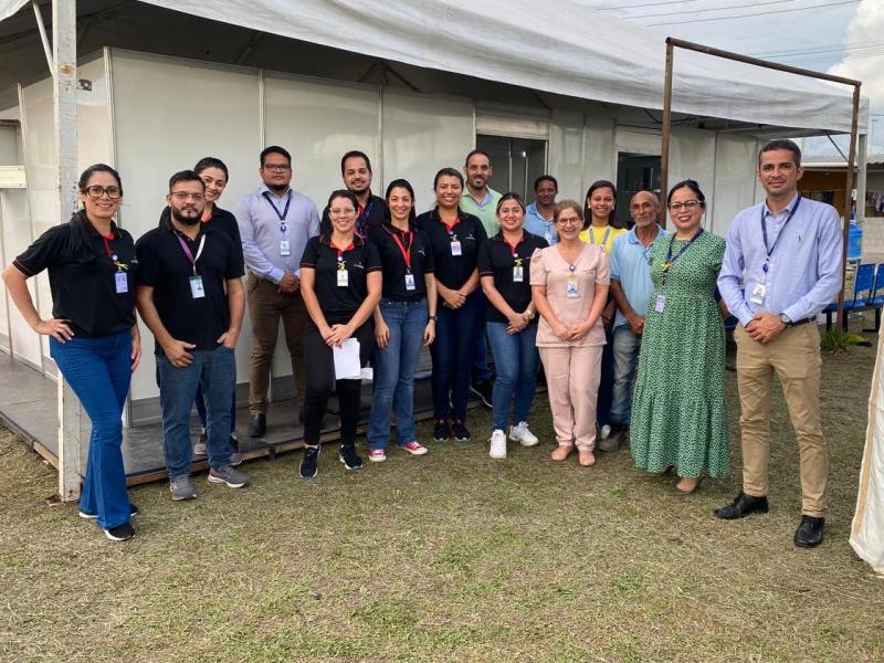 Hospital Delphina Aziz leva atendimentos de saúde para expositores e produtores rurais da feira da Sepror  